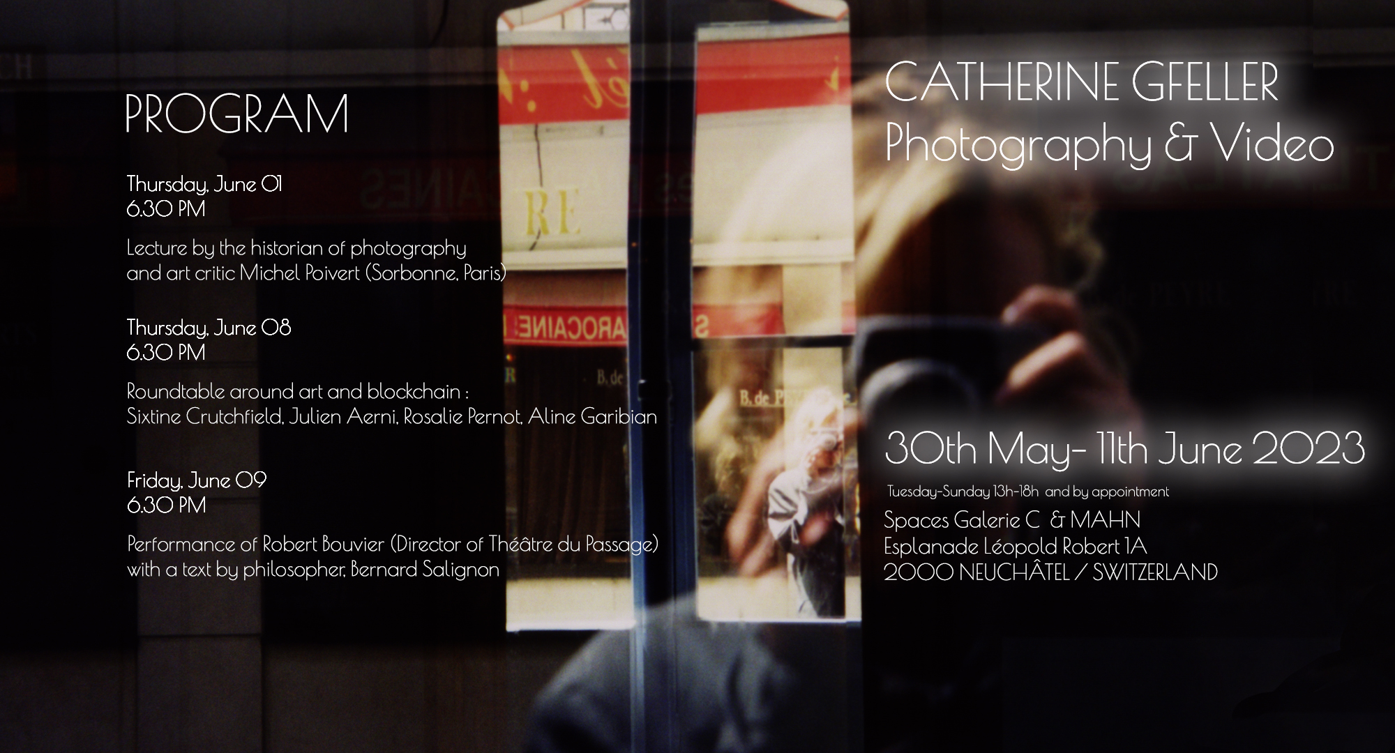 Exhibition Video & Photography / Association Friends of Catherine Gfeller