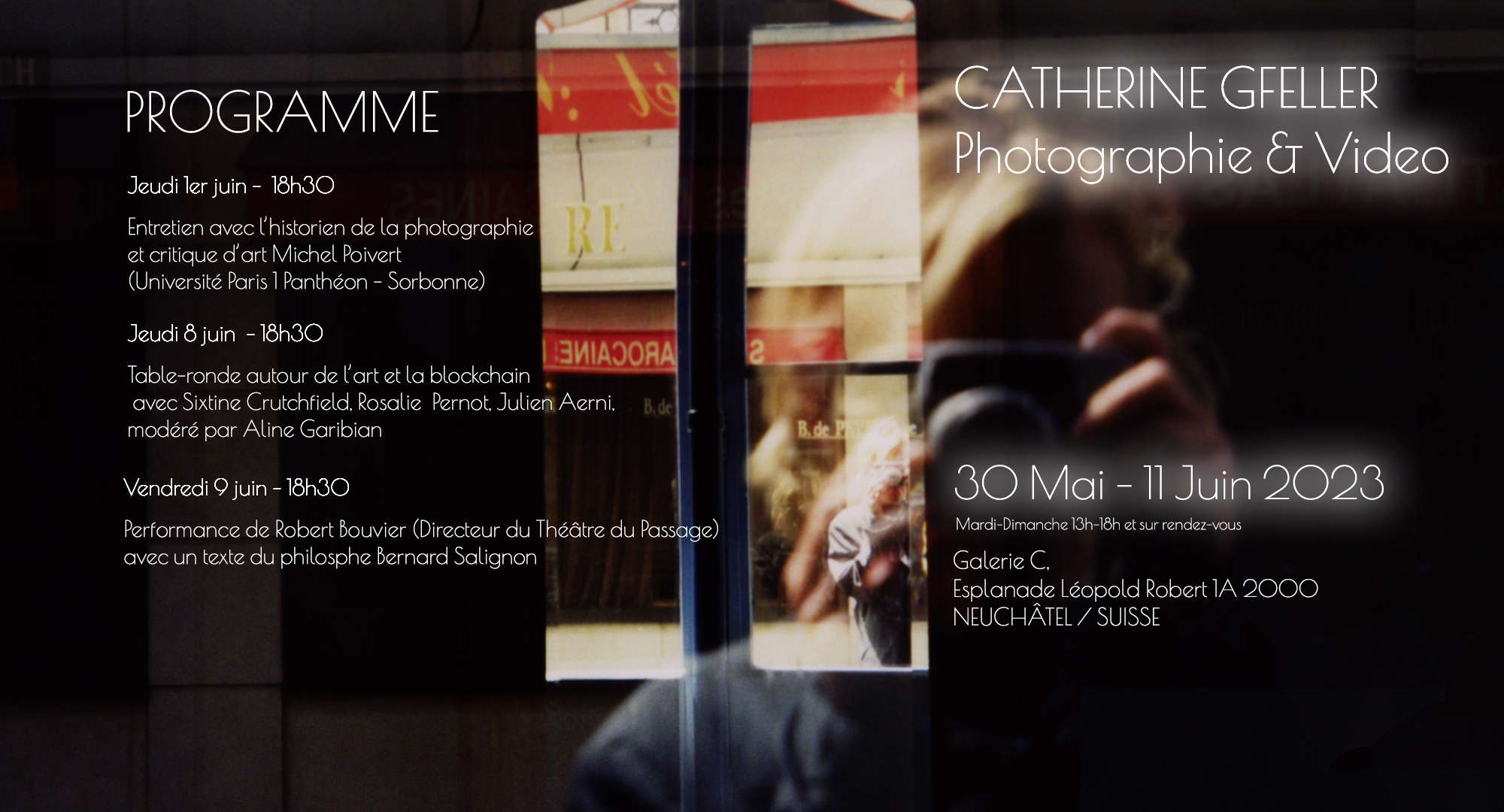Exposition Vidéo & Photographie / Association les Amis de Catherine Gfeller