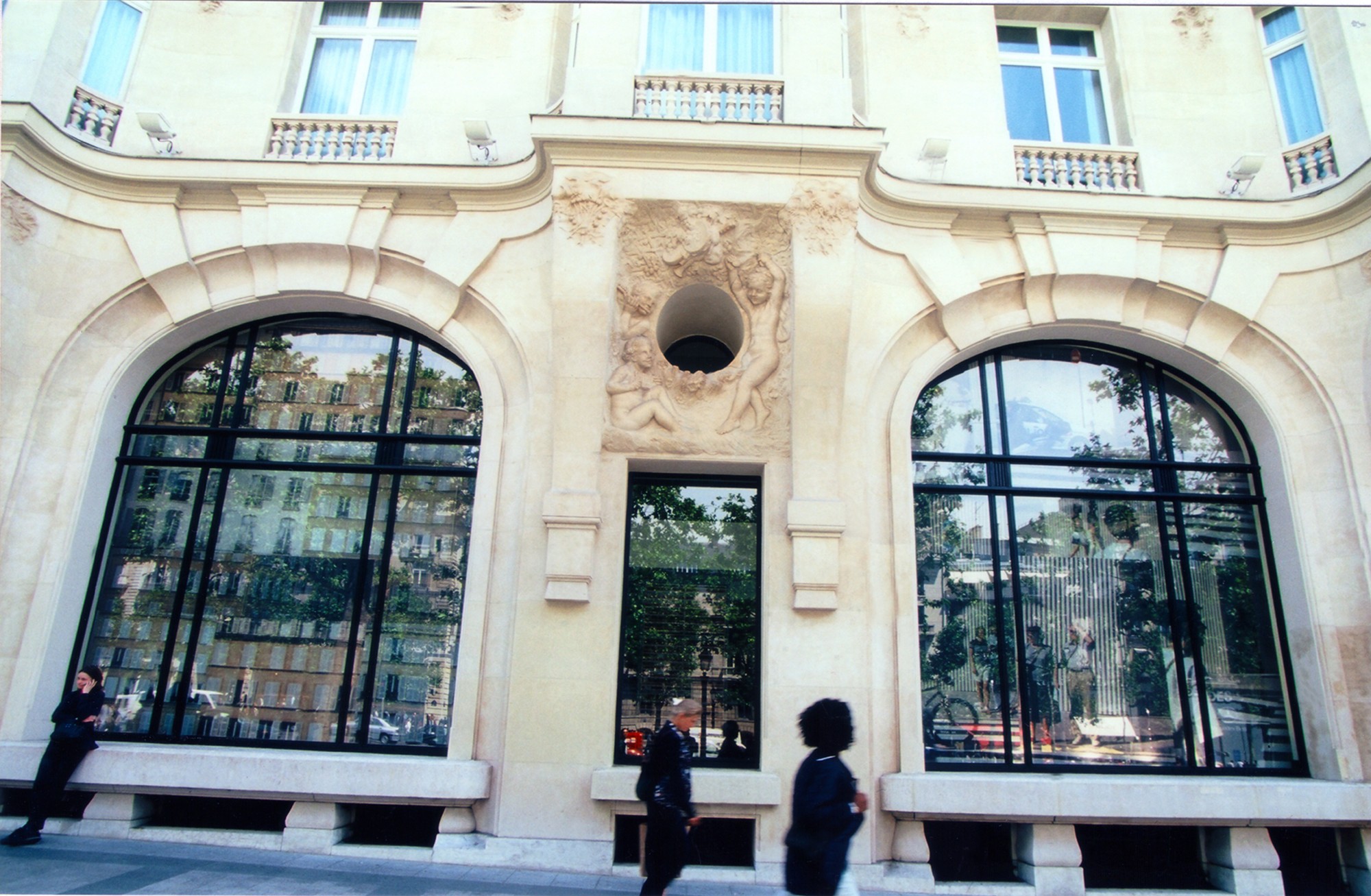 Vitrines de la Banque HSBC