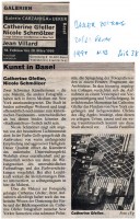Basler Zeiwng, 21.02.1992, Claudia Pantellini