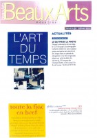 Beaux-Arts Magazine, Octobre 2000