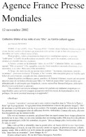 AFPM, 12.11.2002, Annick Benoist