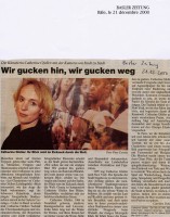Basler Zeitung, 21.12.2000, Caroline Doka